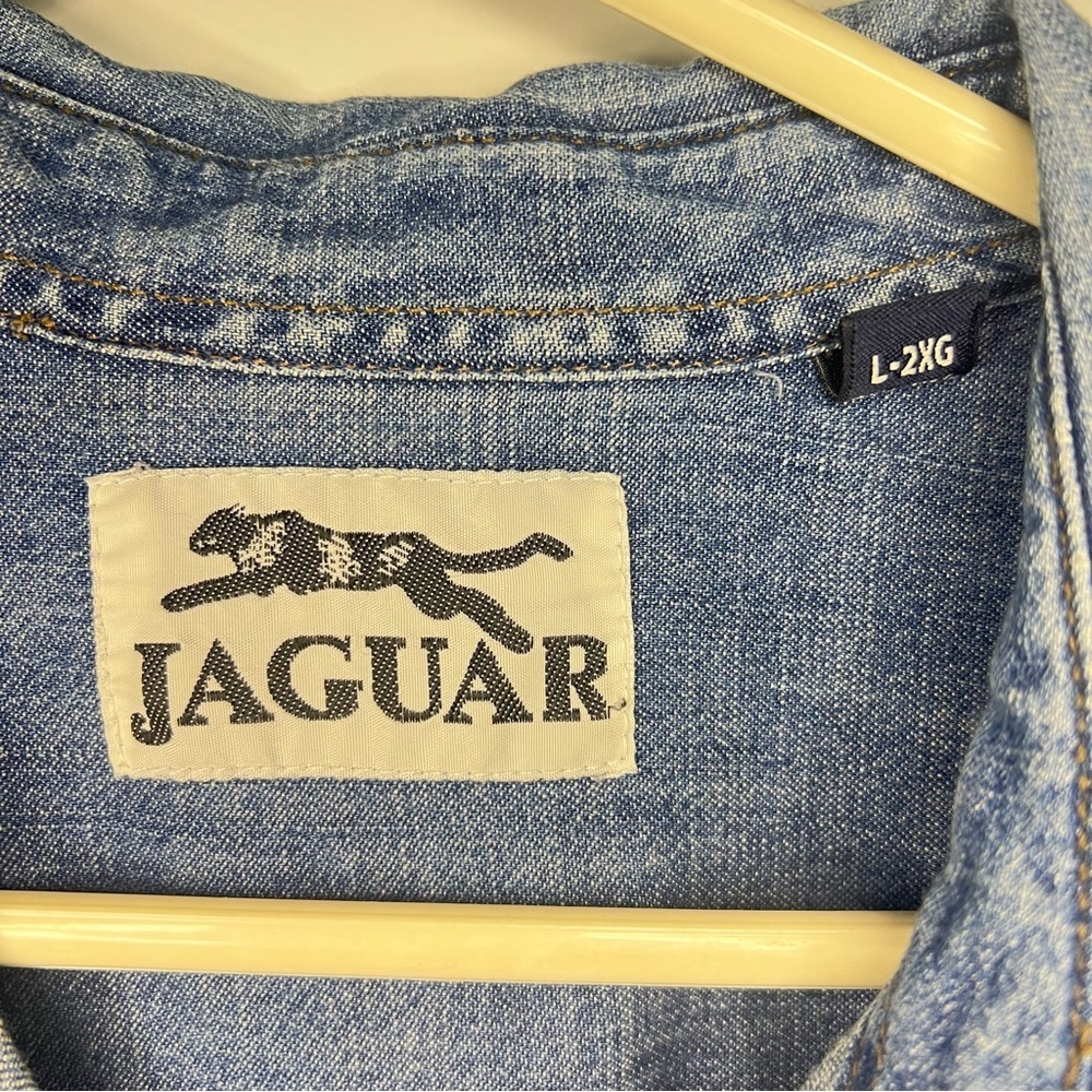 Jaguar Casual Denim Button Down Shirt - Picture 4 of 5